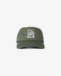 MONOGRAM HERRINGBONE CAP |  OLIVE GREEN
