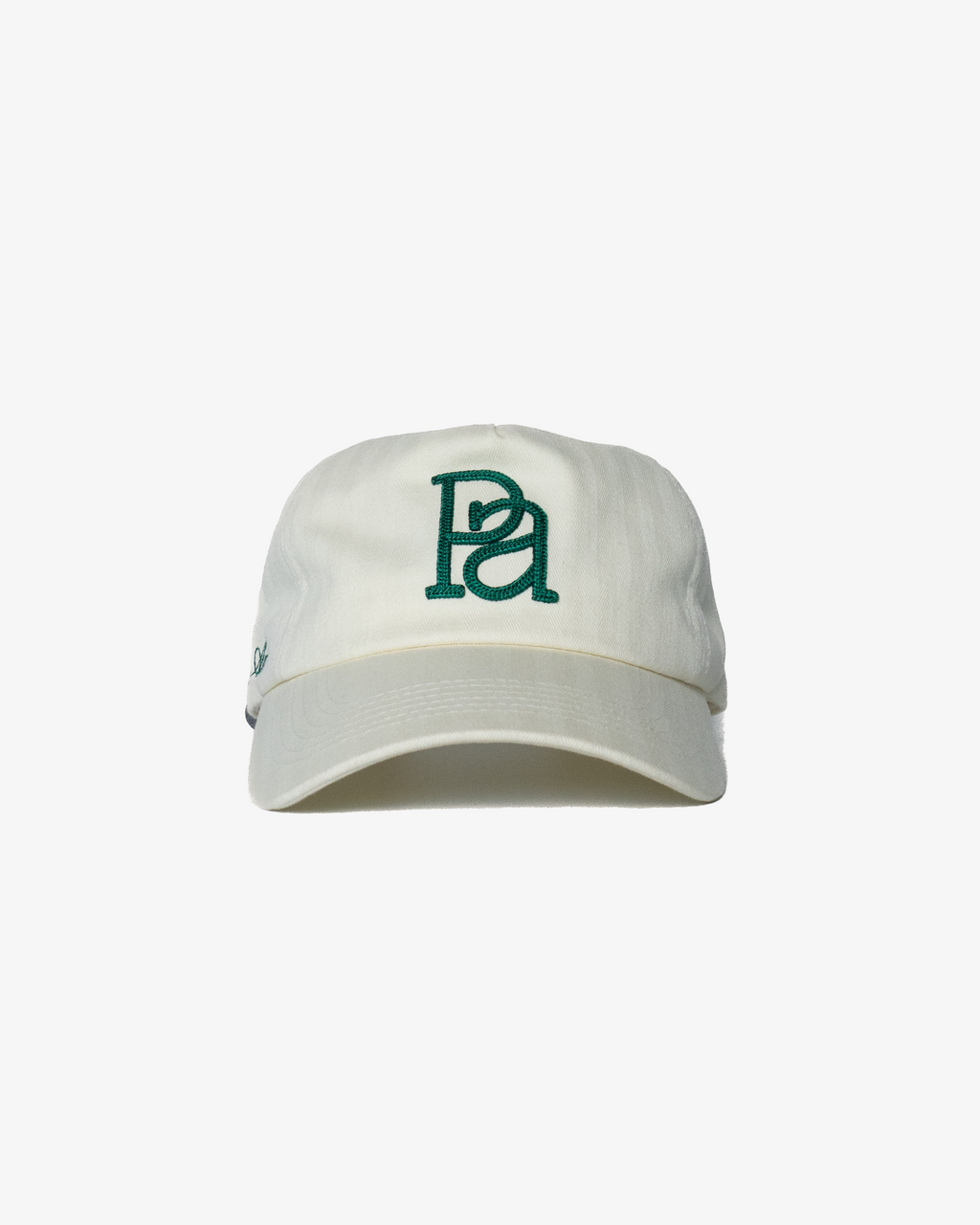 MONOGRAM HERRINGBONE CAP | OFF WHITE